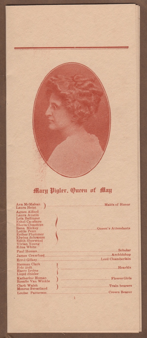 mary pigler queen of may